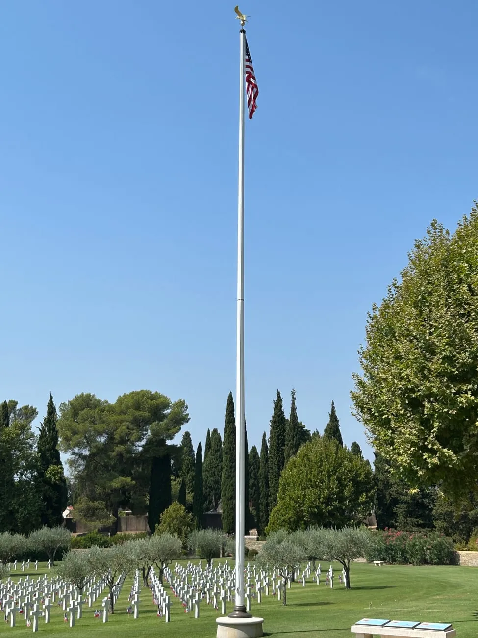Rhone American Cemetery, France